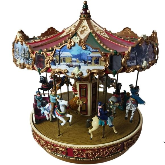 Mr. Christmas Carousel Holiday Carousel With Lights & Music multicolor - Picture 8 of 11